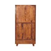 Tula Bookcase Chest of Drawers | Chestnut Solid Mango Wood