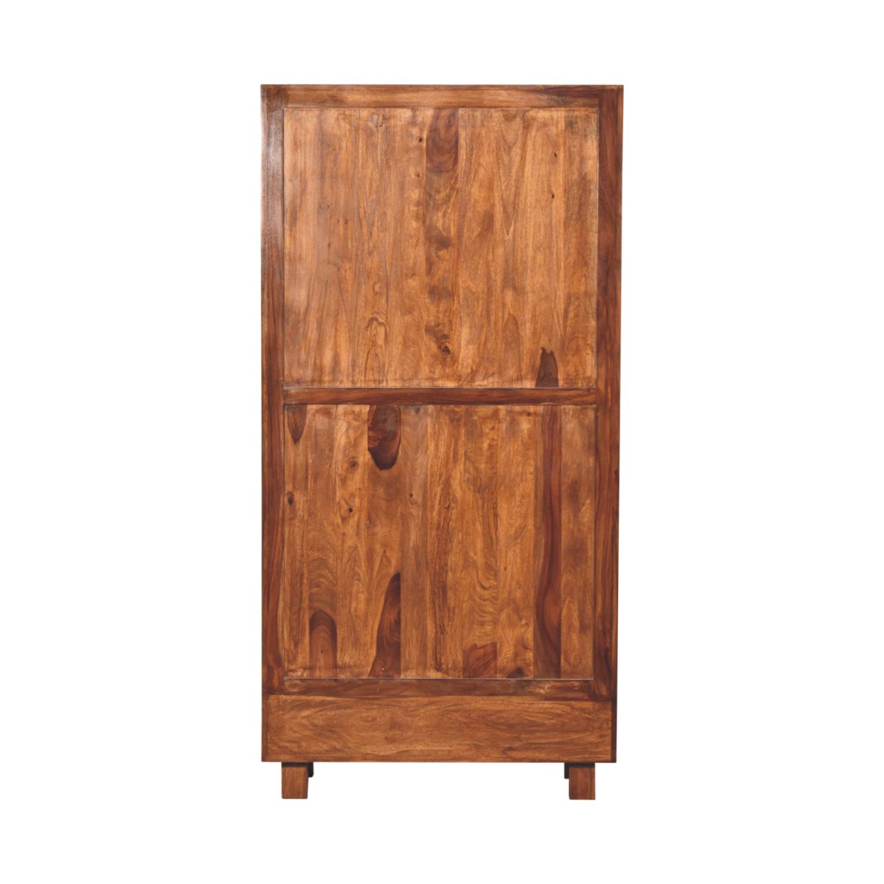 Tula Bookcase Chest of Drawers | Chestnut Solid Mango Wood