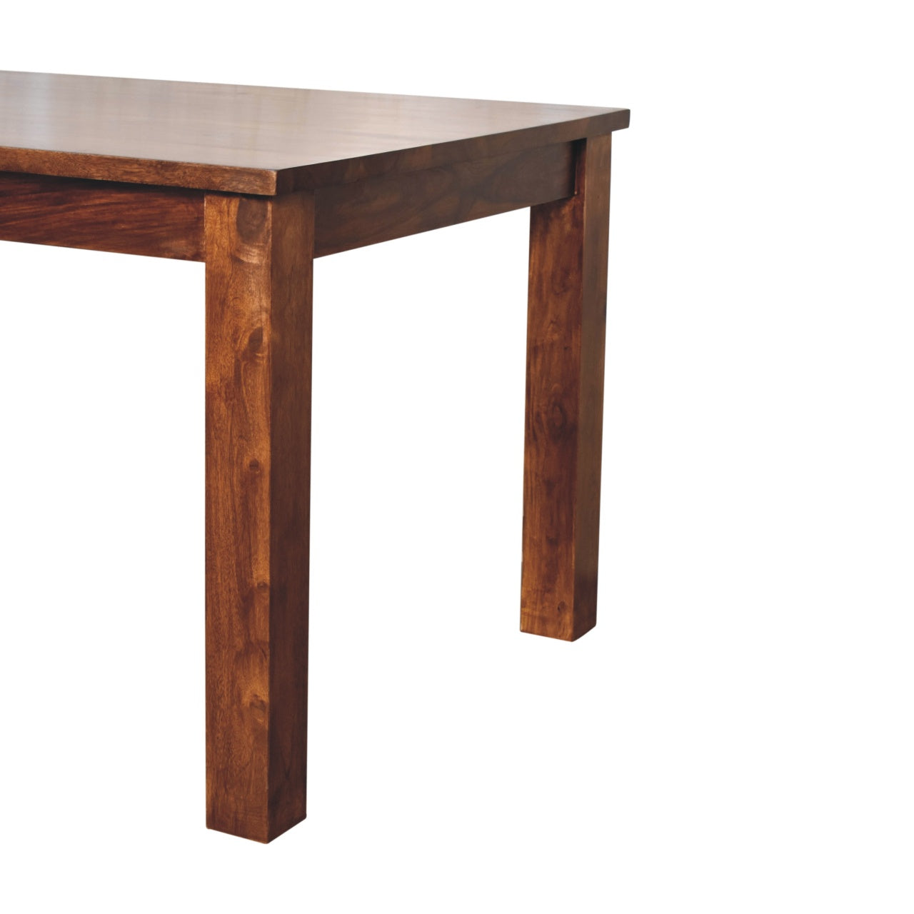 Tula Dining Table | Chestnut Solid Mango Wood