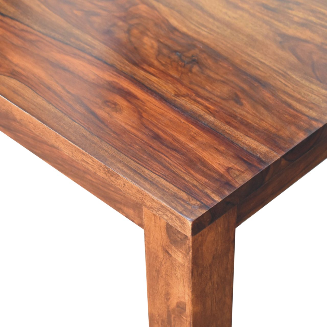 Tula Dining Table | Chestnut Solid Mango Wood