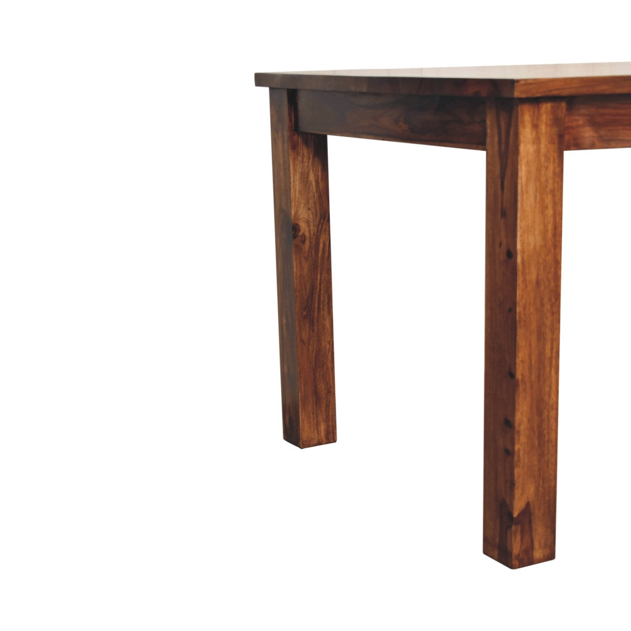 Tula Dining Table | Chestnut Solid Mango Wood
