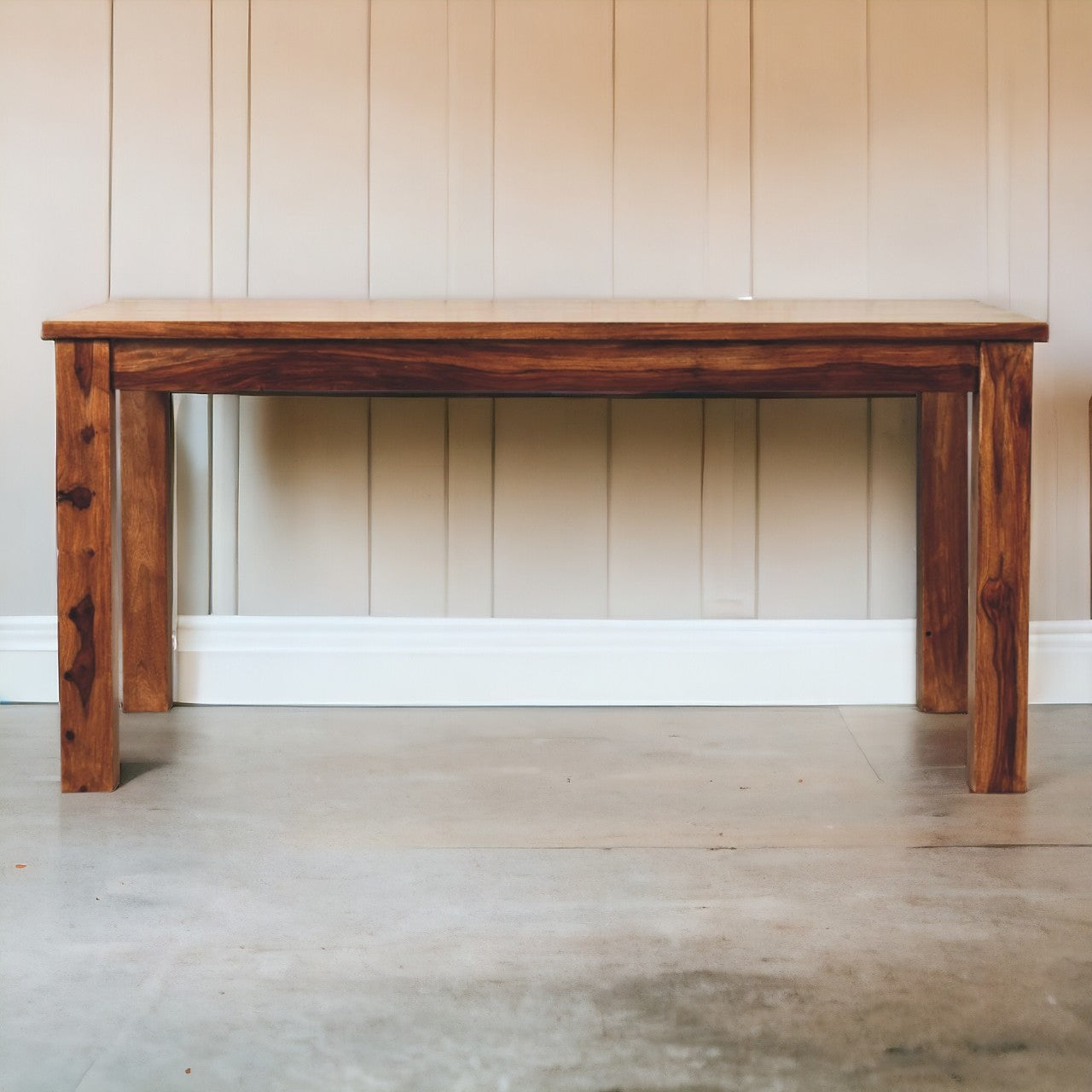 Tula Dining Table | Chestnut Solid Mango Wood