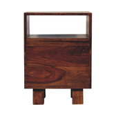 Tula Bedside Table | Chestnut Solid Mango Wood