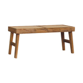 Open Rattan Bench | Oak-Ish