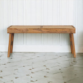 Open Rattan Bench | Oak-Ish