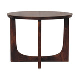 Lulu Side Table Accent Piece | Chestnut Solid Mango Wood