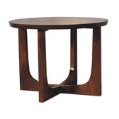 Lulu Side Table Accent Piece | Chestnut Solid Mango Wood
