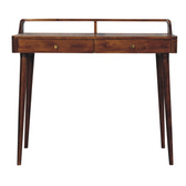 Elevated Chestnut Console Table