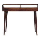 Elevated Chestnut Console Table