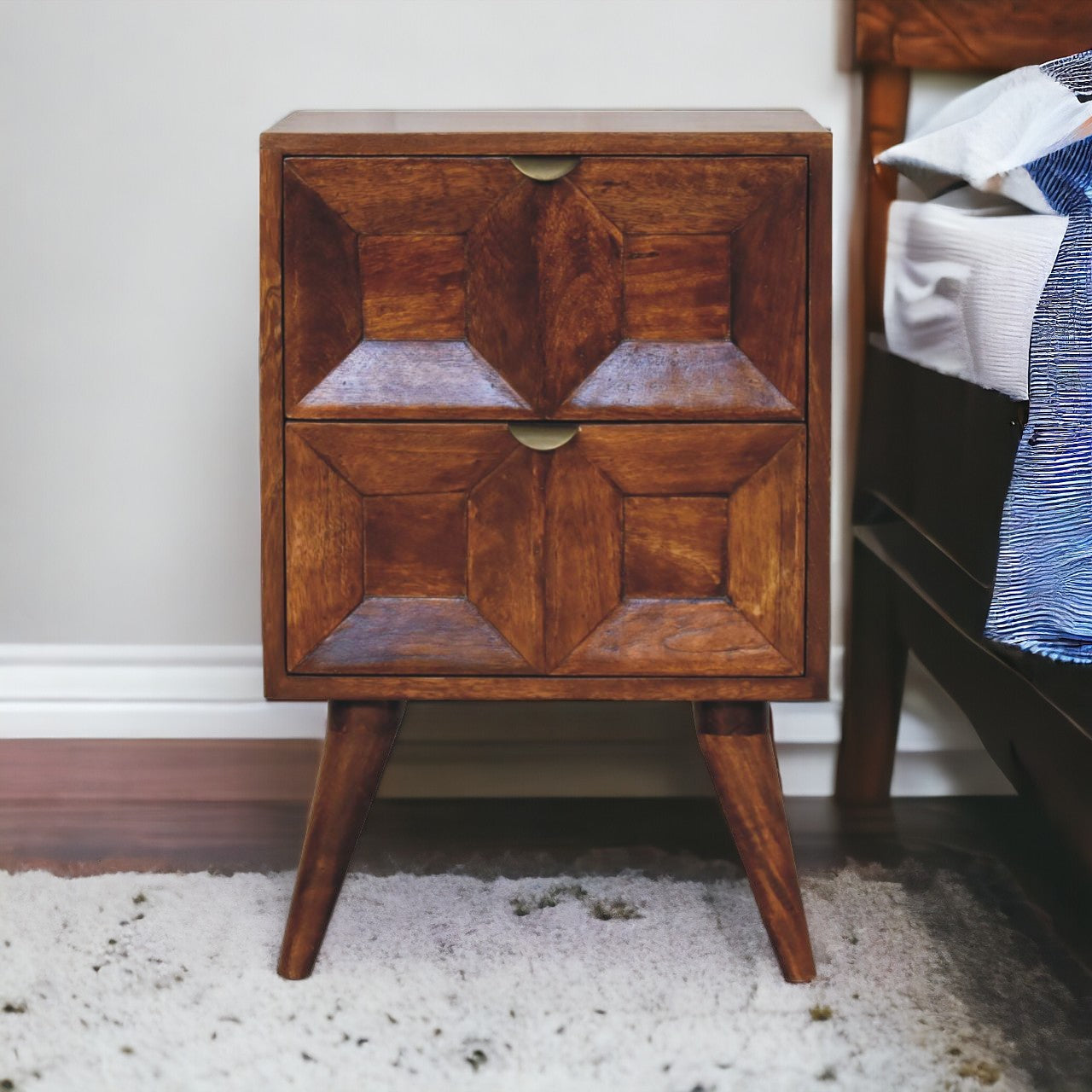 Quad Bedside Table