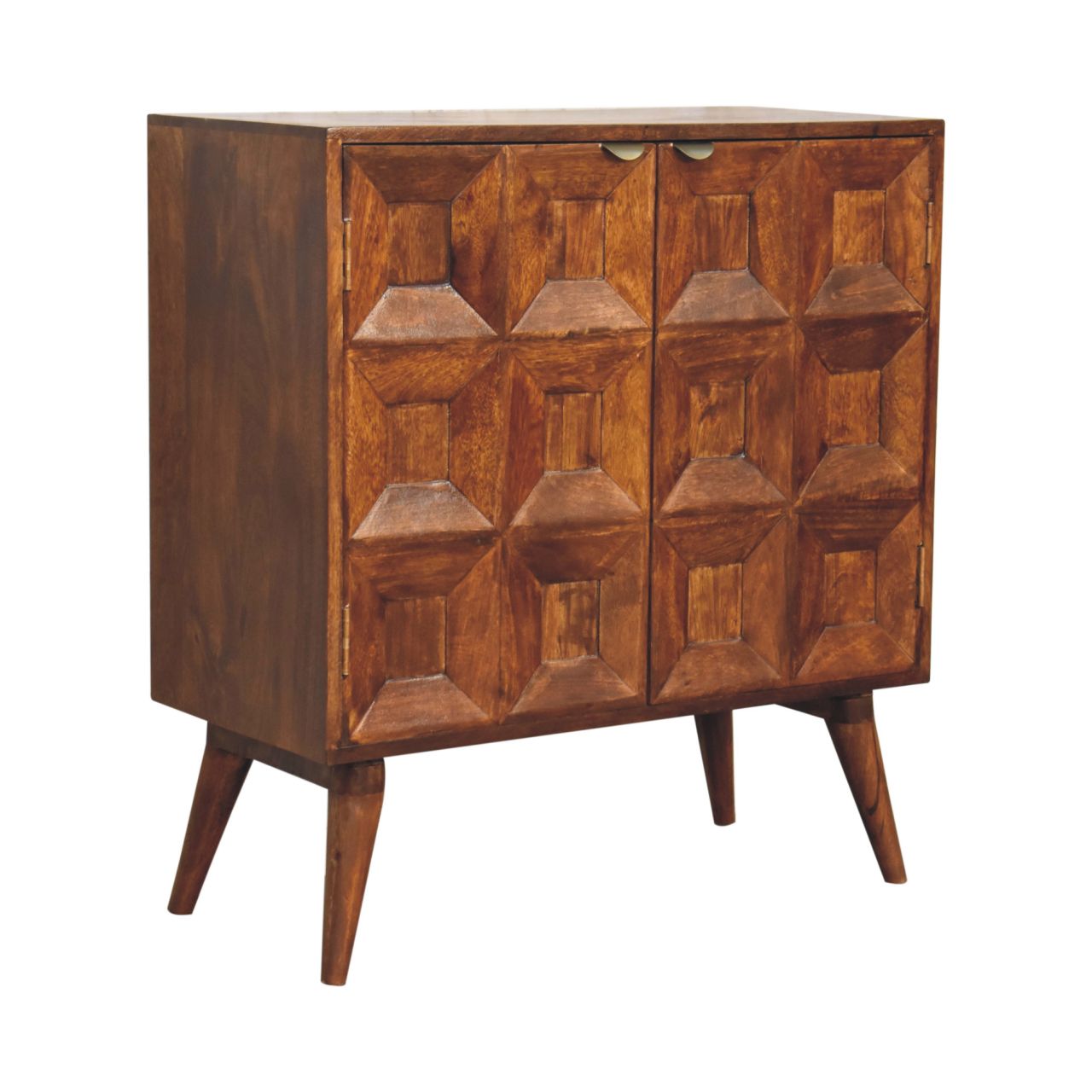 Quad Chest of Drawers | Chestnut Solid Mango Wood