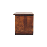 Triple Open Style Coffee Table | Chestnut Solid Mango Wood