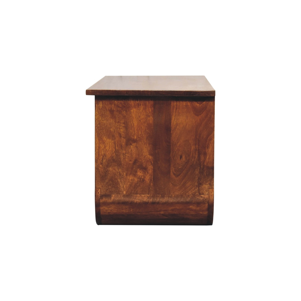 Triple Open Style Coffee Table | Chestnut Solid Mango Wood