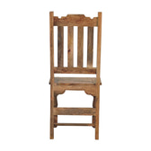 Granary Turned Dining Chair Set of 2 | Distressed Oak Solid Mango Wood