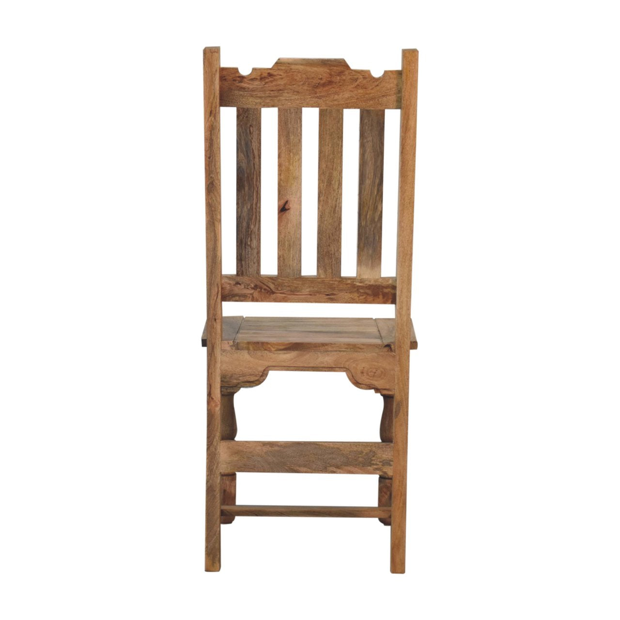 Granary Turned Dining Chair Set of 2 | Distressed Oak Solid Mango Wood