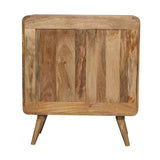T-bar Ridged Chest of Drawers | Oak Solid Mango Wood