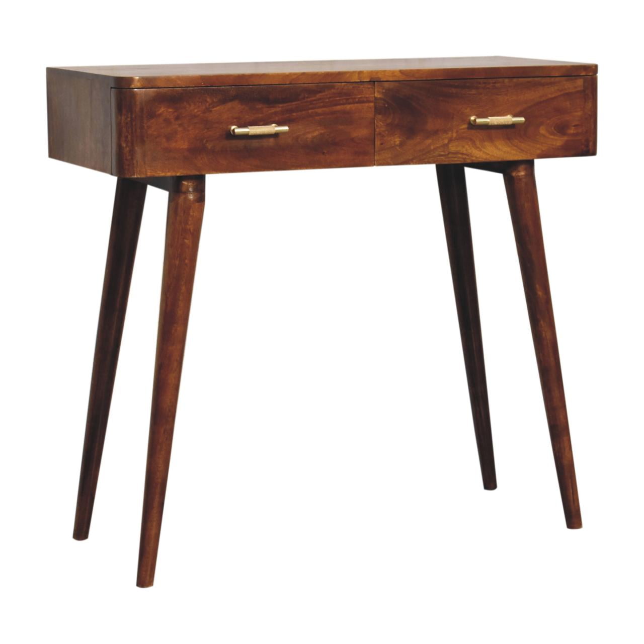 Chestnut T-Bar Chest of Drawers