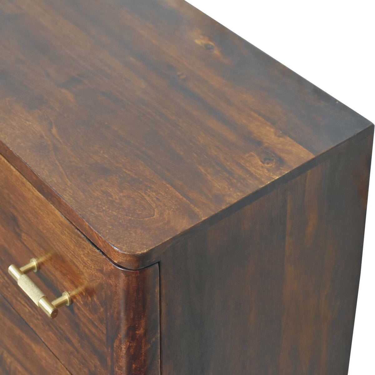 Chestnut T-Bar Chest of Drawers