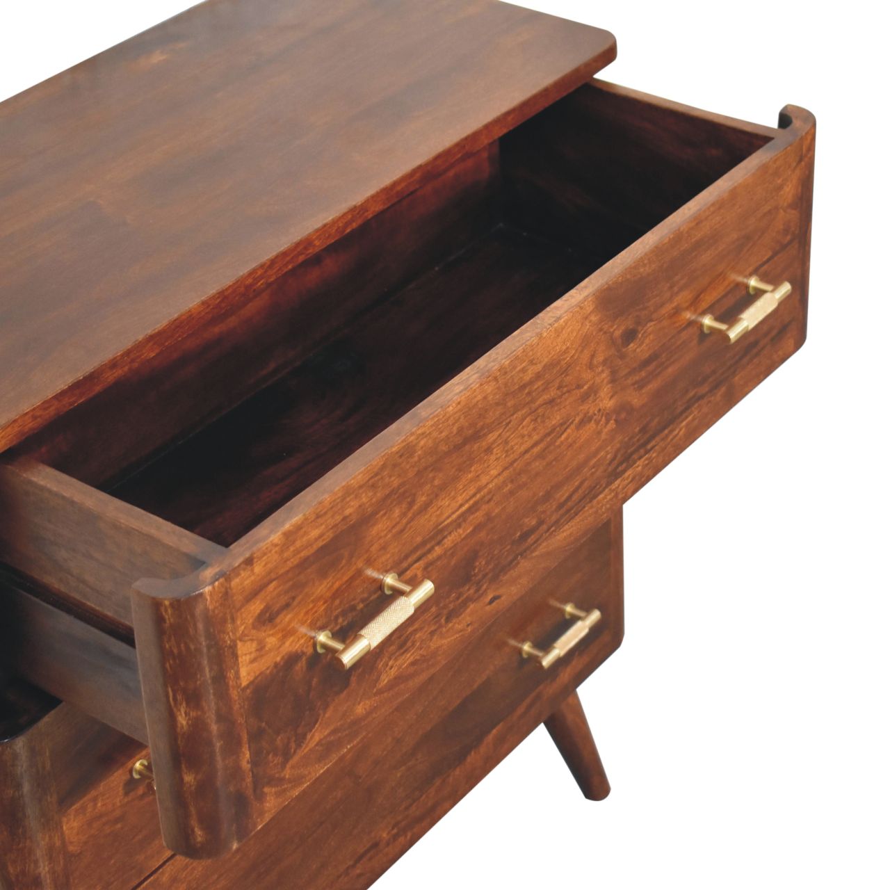 Chestnut T-Bar Chest of Drawers