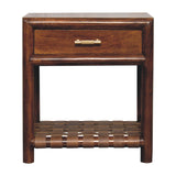 Regency Woven Shelf Nightstand