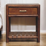 Regency Woven Shelf Nightstand