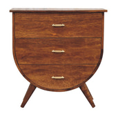 Agra Chest of Drawers | Chestnut Solid Mango Wood