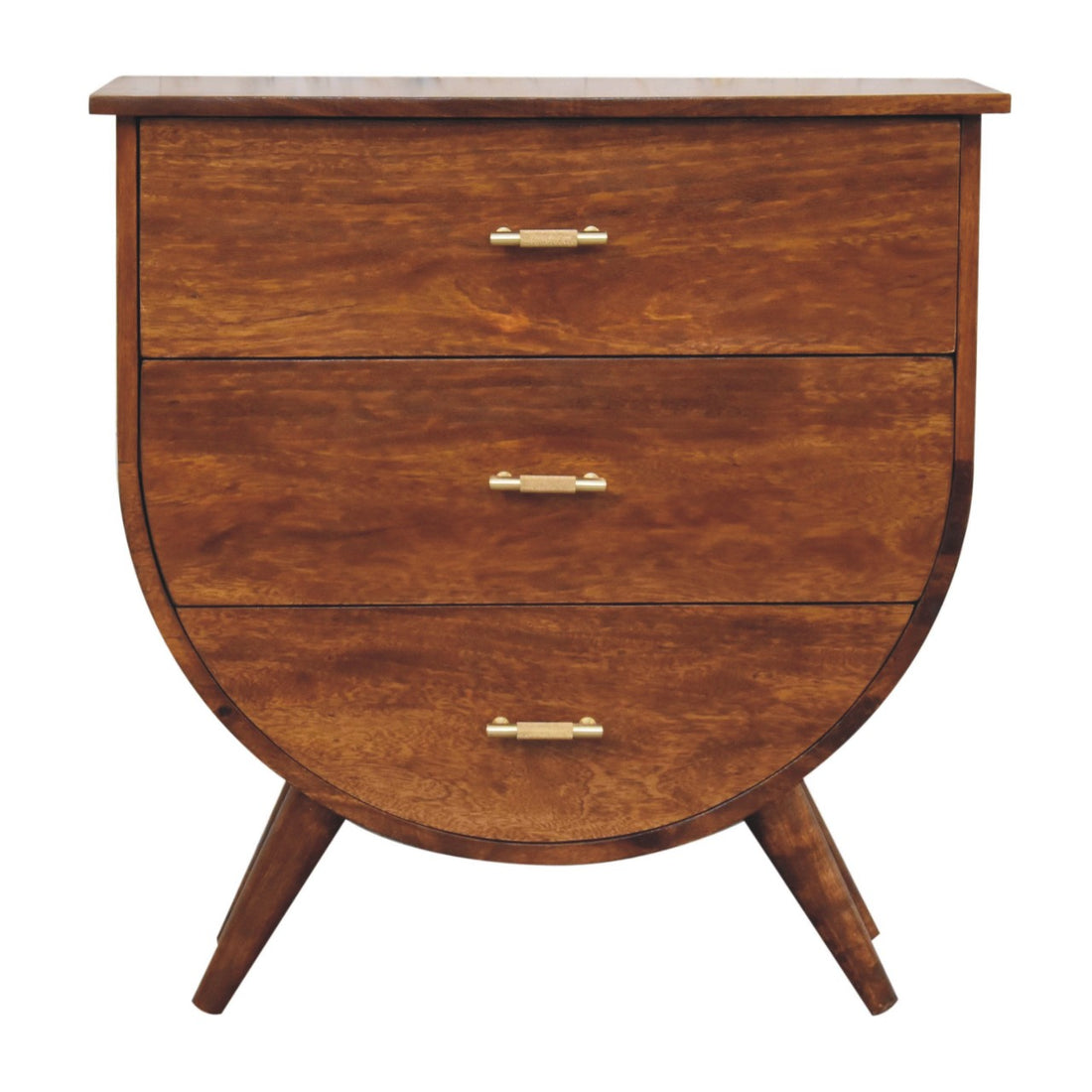 Agra Chest of Drawers | Chestnut Solid Mango Wood