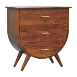 Agra Chest of Drawers | Chestnut Solid Mango Wood