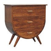 Agra Chest of Drawers | Chestnut Solid Mango Wood