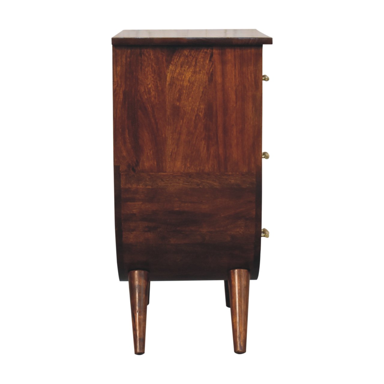 Agra Chest of Drawers | Chestnut Solid Mango Wood