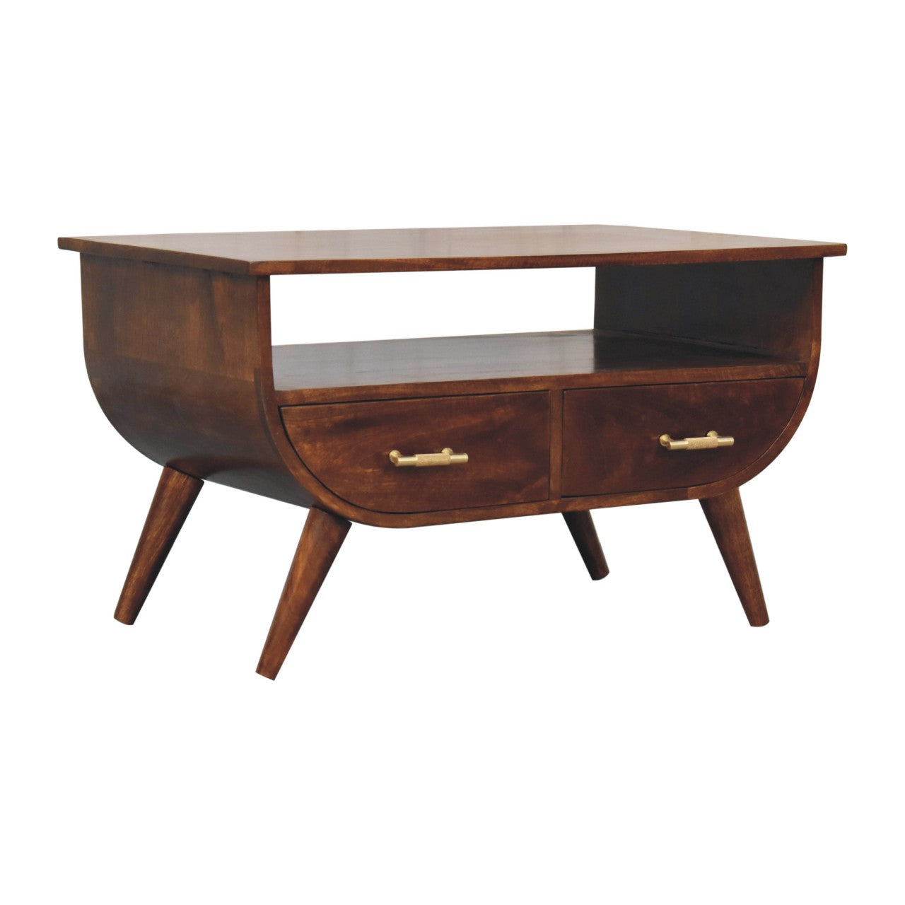 Agra Coffee Table | Chestnut Solid Mango Wood