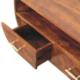 Agra Coffee Table | Chestnut Solid Mango Wood