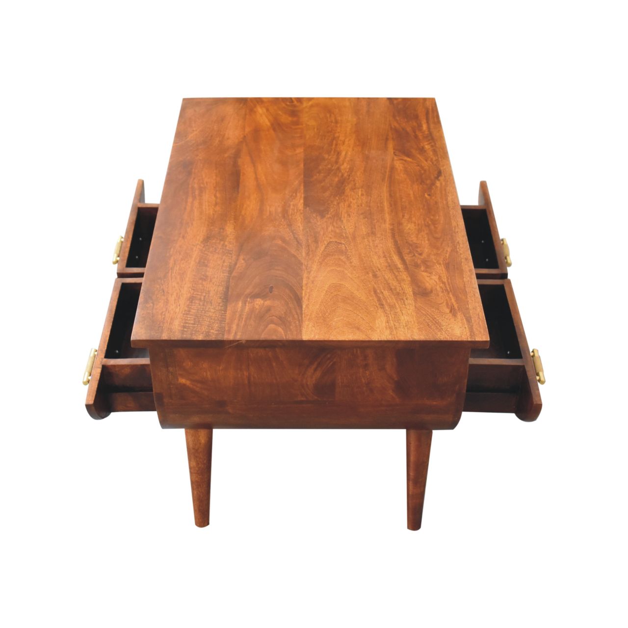 Agra Coffee Table | Chestnut Solid Mango Wood