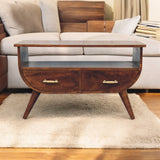 Agra Coffee Table | Chestnut Solid Mango Wood