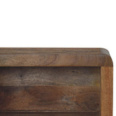 Soba Wall Mounted Bedside Table | Oak-Ish Solid Mango Wood Wall-Mounted