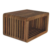 Soba Wall Mounted Bedside Table | Oak-Ish Solid Mango Wood Wall-Mounted