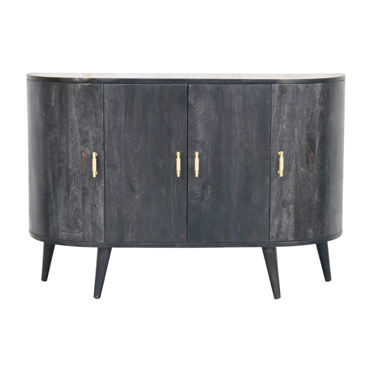 Ash Black T-Bar Quad Chest of Drawers