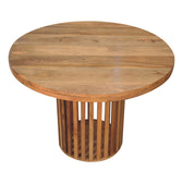 Ariella Round Dining Table | Oak Solid Mango Wood