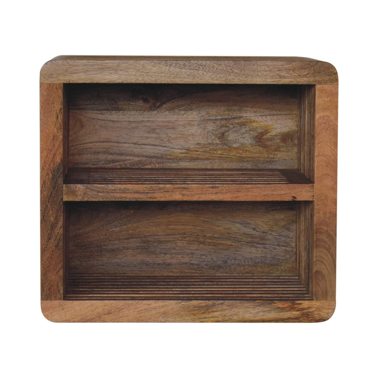 Soba Wall Mounted Bedside Table | Oak Solid Mango Wood Wall-Mounted