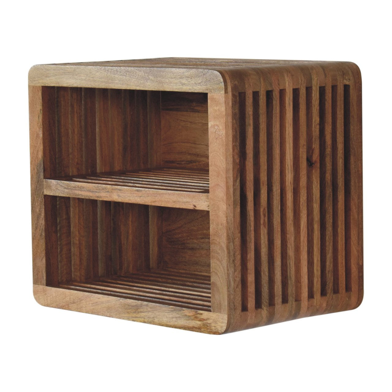 Soba Wall Mounted Bedside Table | Oak Solid Mango Wood Wall-Mounted