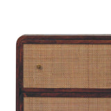 Chestnut Woven Chest of Drawers