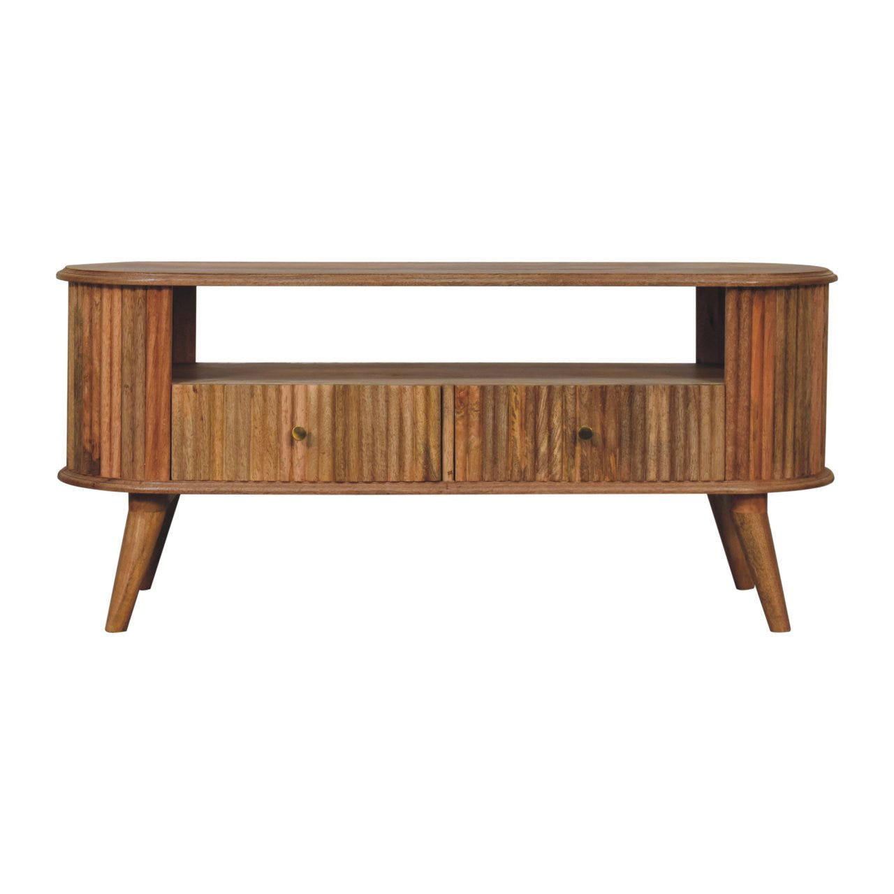 Soba Nordic TV Media Unit | Oak Mango Wood