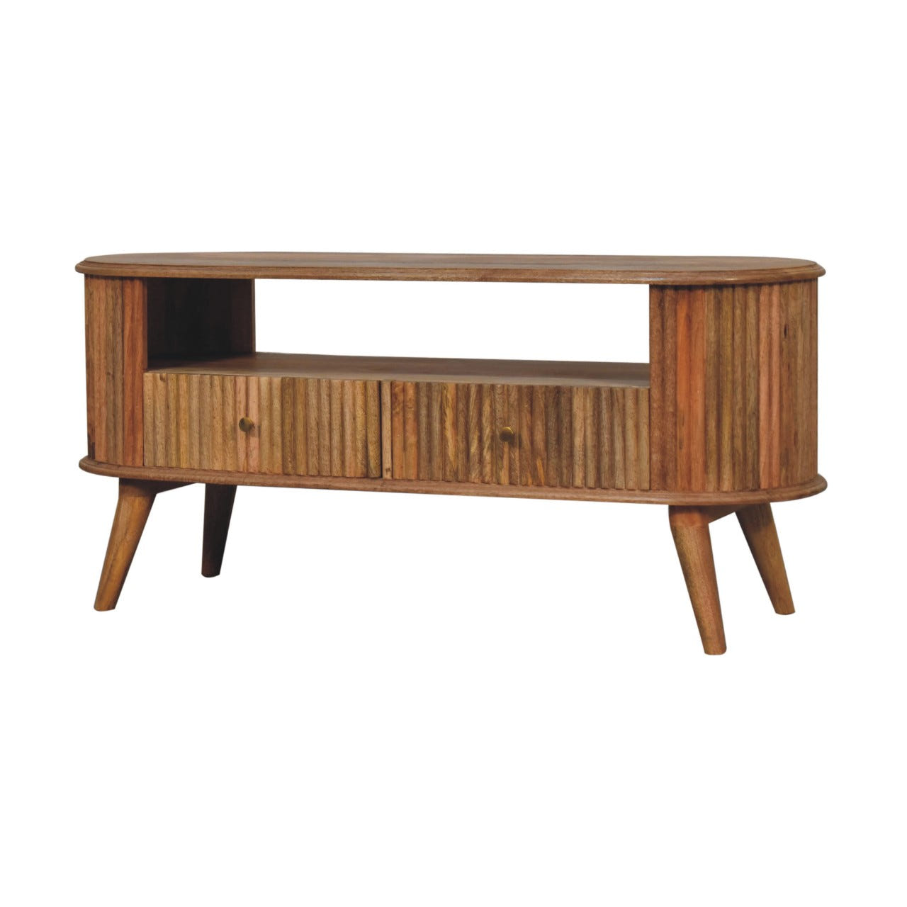 Soba Nordic TV Media Unit | Oak Mango Wood