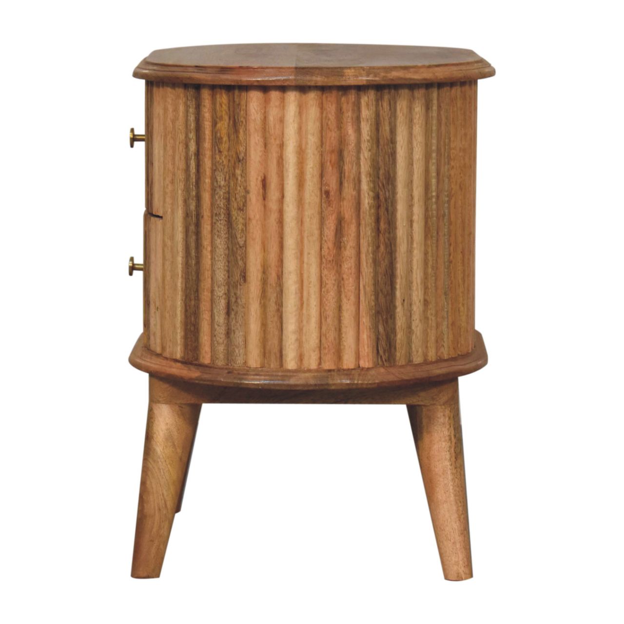 Soba Nordic Bedside Table | Oak Mango Wood