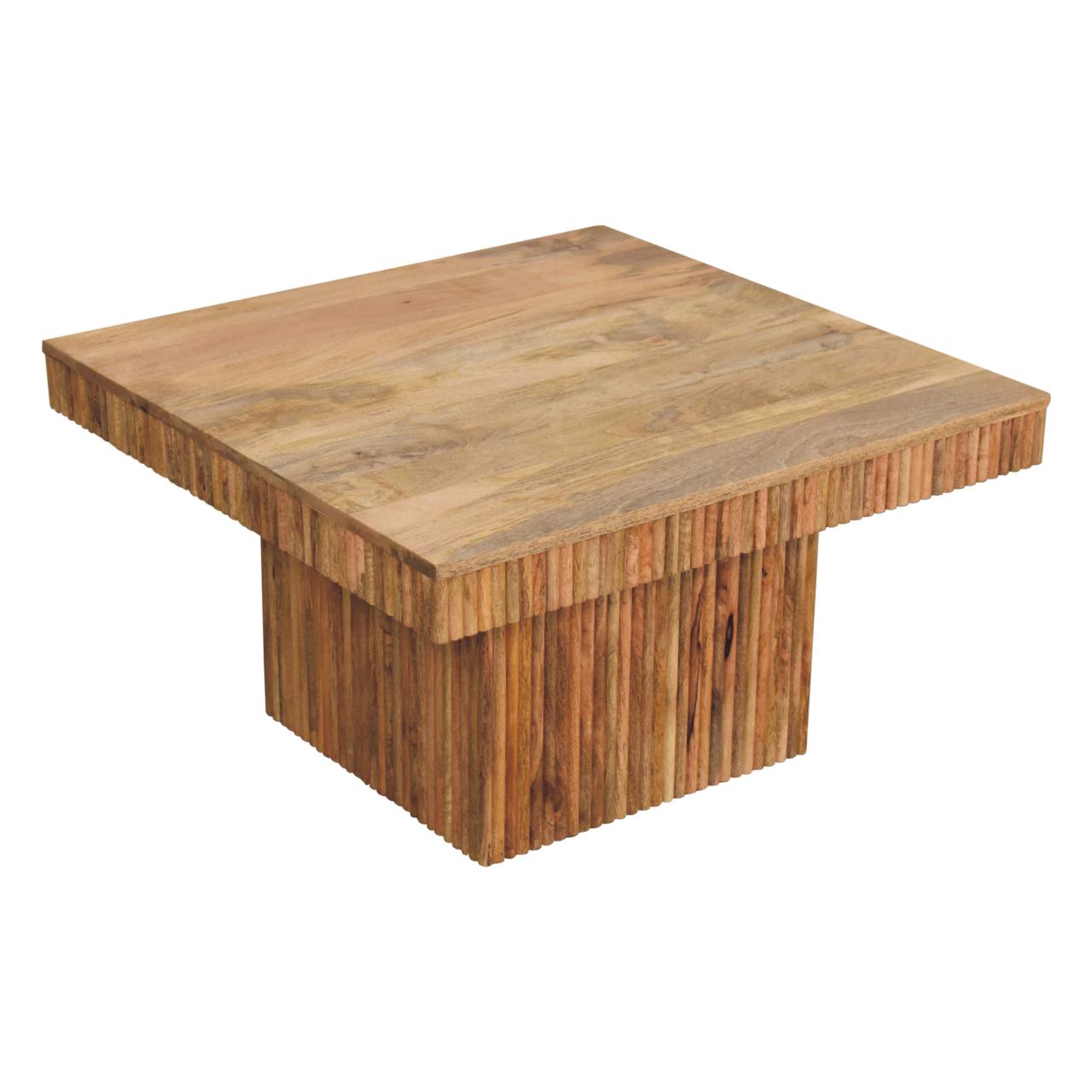 Soba Chunky Coffee Table | Oak Solid Mango Wood