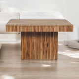 Soba Chunky Coffee Table | Oak Solid Mango Wood