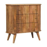 Soba Nordic Chest of Drawers | Oak Solid Mango Wood