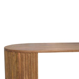Soba Ball Open Coffee Table | Oak Solid Mango Wood