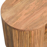 Soba Ball Open Coffee Table | Oak Solid Mango Wood