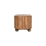 Soba Ball Open Coffee Table | Oak Solid Mango Wood